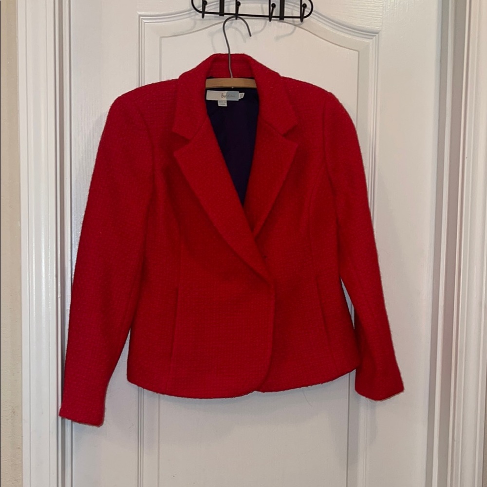 Red Women's Blazer